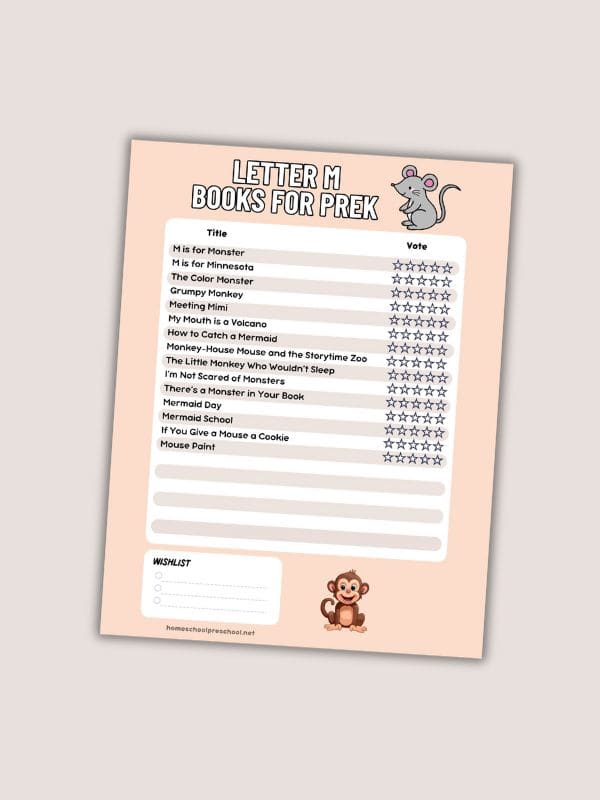 Letter M Books for Preschool
