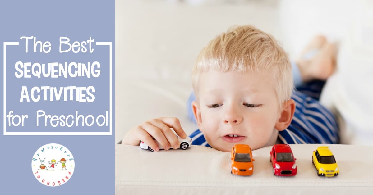 Sequencing cards help preschoolers recognize patterns and order in their every day life, and these sequencing activities will make learning fun!